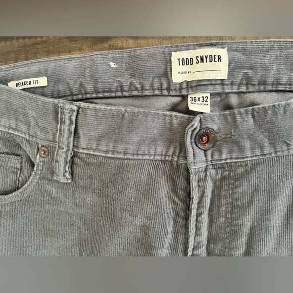 Todd Snyder Corduroy Pant Relaxed Fit - Picture 2 of 4